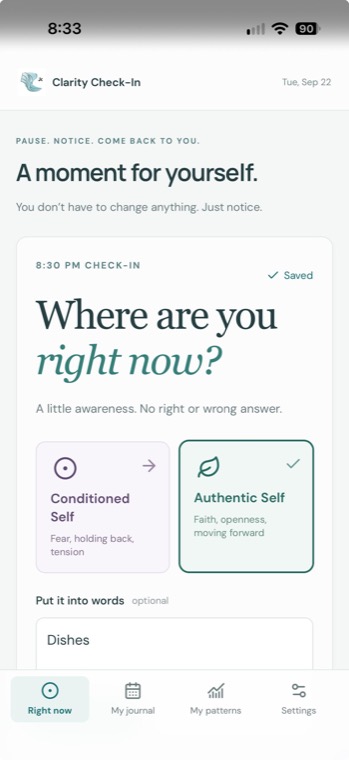 CheckInner: מסך הצ׳ק־אין האישי
